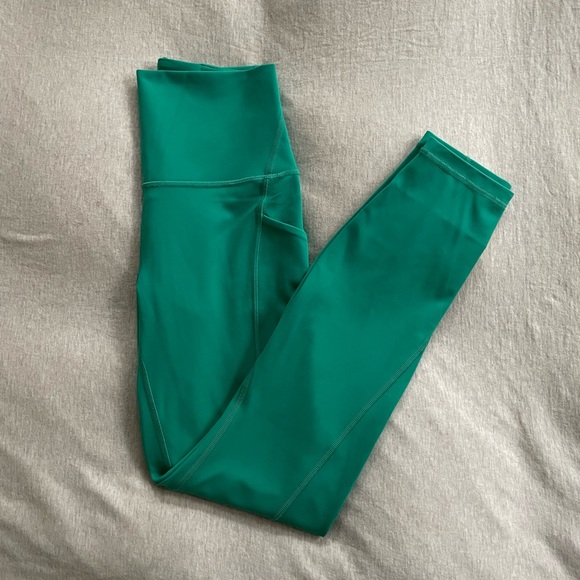 lululemon athletica Pants - Lululemon Align High-Rise Pant with Pockets 25" Maldives Green Size 4 Leggings